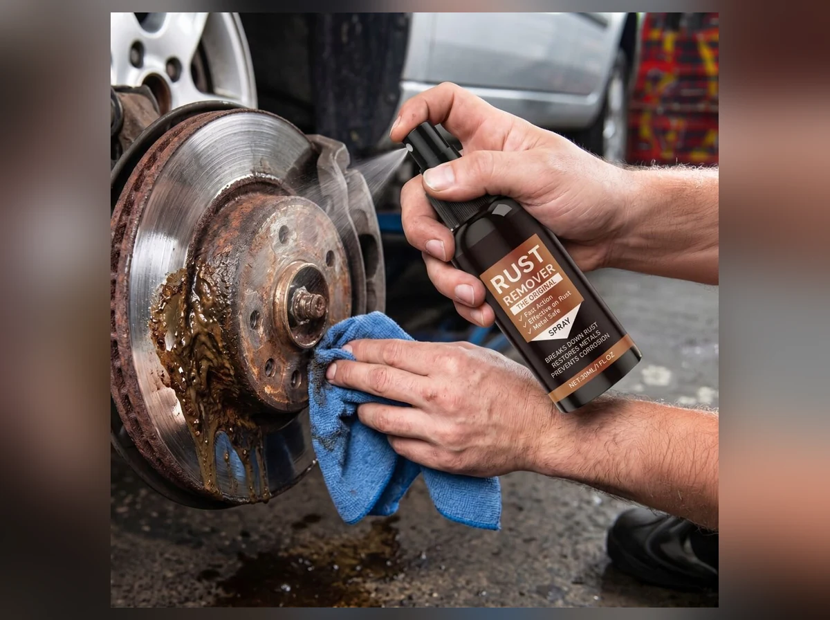 Rustifix™ Rapid-Action Rust Dissolver & Protective Metal Restoration Spray Package Contents